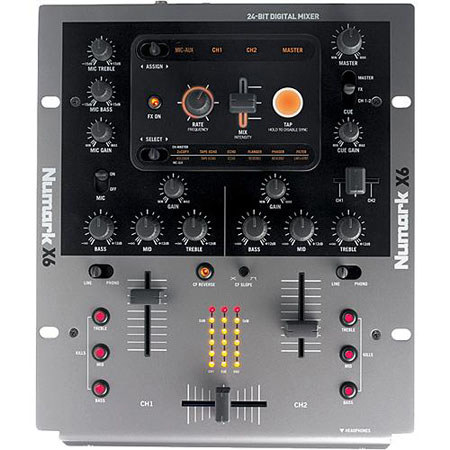 Numark X6 2-Channel Digital Scratch Mixer