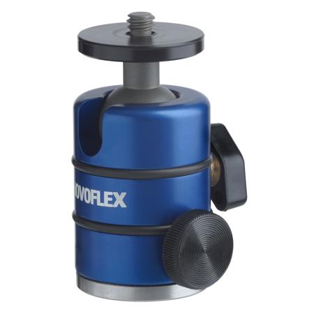 Novoflex Ball Head with 1/4" Thread and Cold Shoe Adapter & Panning Base