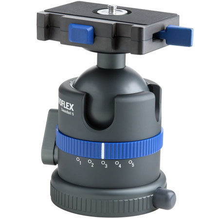 Novoflex Classicball 5, Ball Head with MC Mini Connect Quick Release & 1/4x20 Camera Mounting Plate.