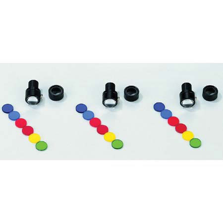 Novoflex Focus Lens Set with Colored Filters for Macrolight Plus #MAFO