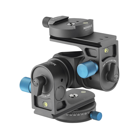 Novoflex KOPF2 Modular Geared Head with Panorama Base & QR Clamp