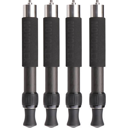 Novoflex 1.10" 2-Section Carbon QuadroLeg, 4 Piece