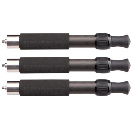 Novoflex 1.10" 2-Section Carbon QuadroLeg, 3 Piece