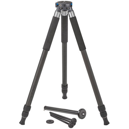 Novoflex TrioPod-M Tripod Base with 3-Section Carbon Fiber Legs and Mini Legs
