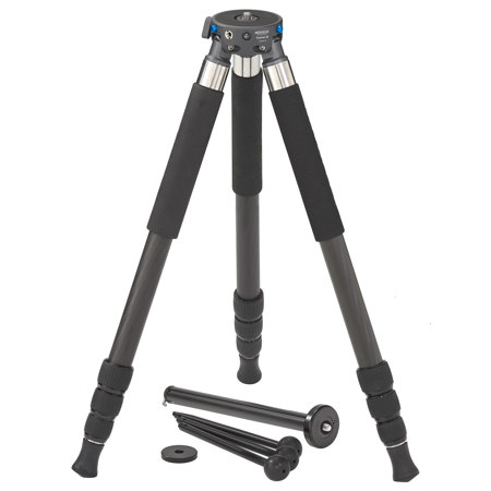 Novoflex TrioPod-M Tripod Base with 4-Section Carbon Fiber Legs and Mini Legs