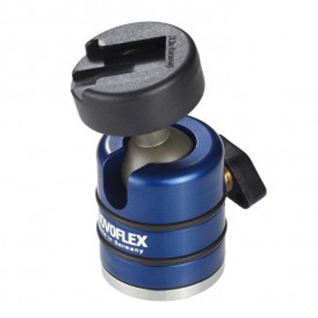 Novoflex Ball and Socket Head with Flash Shoe for UNISET and XX-HALTER Rails