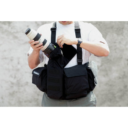 Newswear Mens Foul Weather Chestvest Digital SLR Camera,Lens Carry System