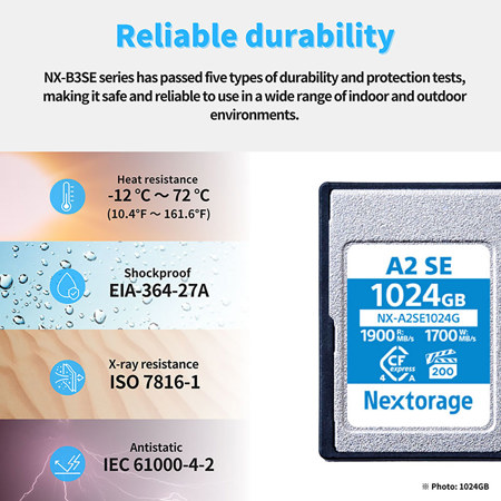Nextorage NX-A2SE Series CFexpress 4.0 Type-A Memory Card