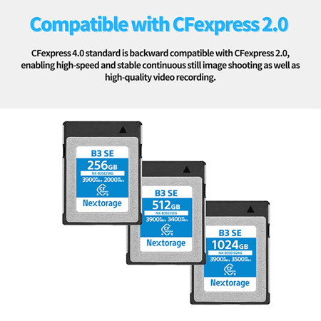 Nextorage NX-B3SE Series CFexpress 4.0 Type-B Memory Card