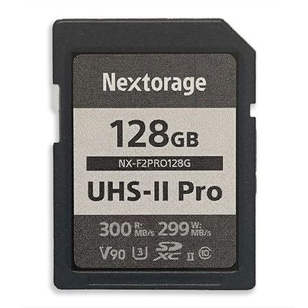 Nextorage NX-F2PRO Series SDXC UHS-II V90 Memory Card 128GB