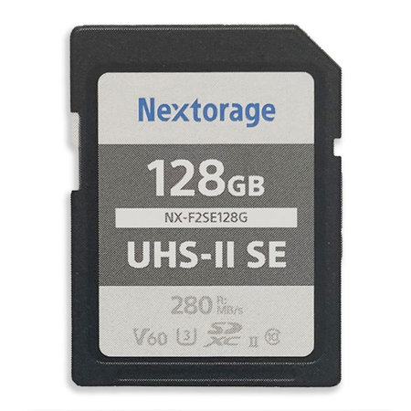 Nextorage NX-F2SE Series SDXC UHS-II V60 Memory Card 128GB