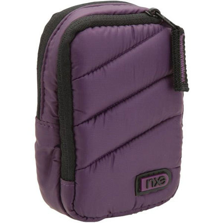 Nxe MicroPuff Small Carry Solution for Point & Shoot Cameras, Deep Purple