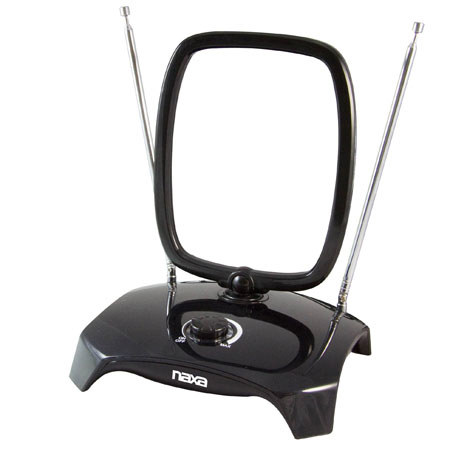 Naxa High Powered Amplified Antenna for HDTV and ATSC Digital TV with Car Cord