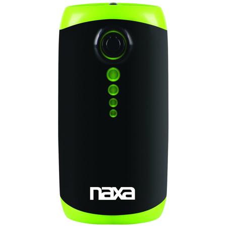 Naxa NAP-20 CANTEEN 4000 Power Pack, Black/Green