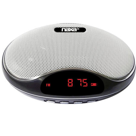 Naxa NAS-3033 Portable Speaker with USB and SD/MMC Inputs & FM Radio