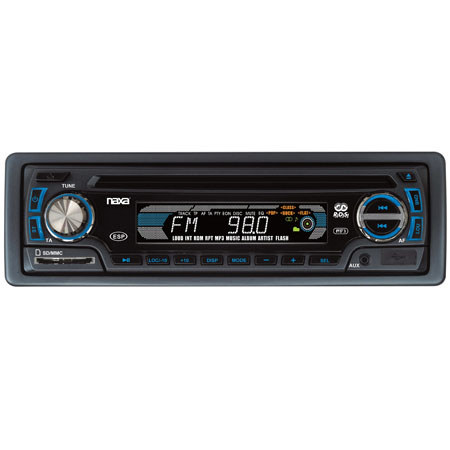 Naxa NCA-675 Detachable Manual Tuning Stereo AM/FM Radio MP3/CD Player