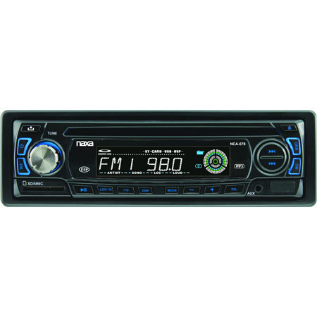 Naxa NCA-678 Detachable Stereo AM/FM Radio MP3/CD Player