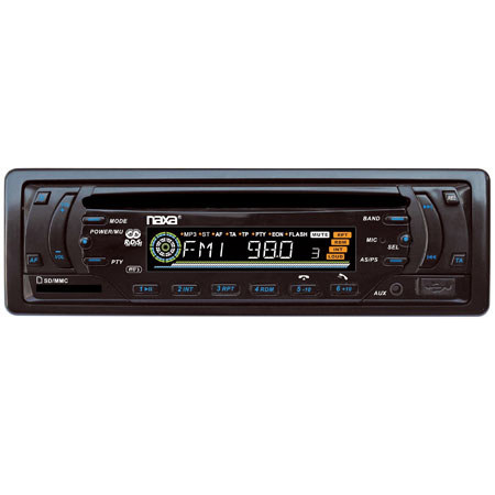 Naxa NCA-697 Detachable PLL Electronic Tuning Stereo AM/FM Radio MP3/CD Player