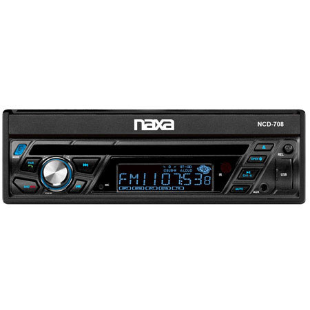 Naxa NCD-708 7" Touchscreen LCD Display Car Stereo with AM/FM Radio & Bluetooth