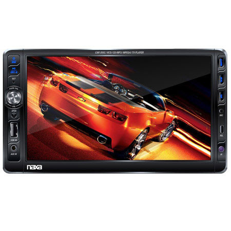 Naxa 7" Touch Screen Double-Din Multimedia Player