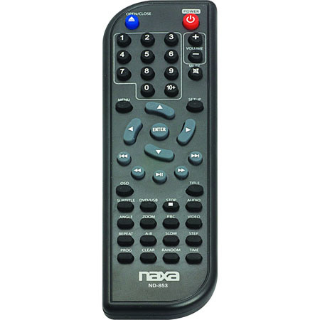 Naxa High Resolution 2 Channel Progressive Scan DVD Player with USB & SD Inputs
