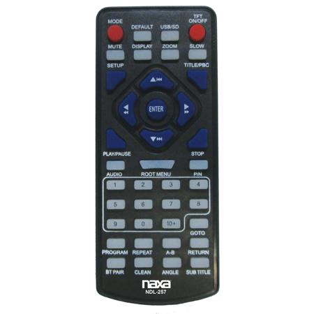 Naxa NDL-257 7" Bluetooth DVD Boombox and TV