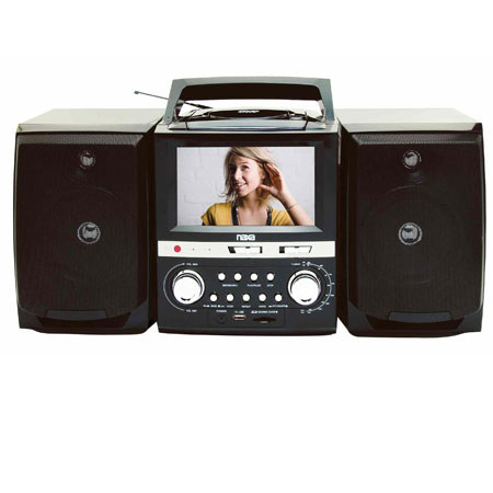 Naxa 7" TFT LCD Display Portable DVD Micro System