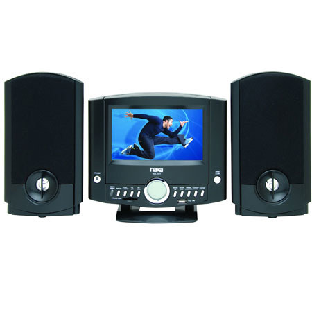 Naxa 7" Motorized DVD Micro System