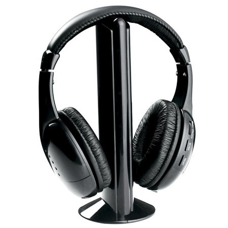 Naxa NE-922A Professional 5 In 1 Wireless Headphone System