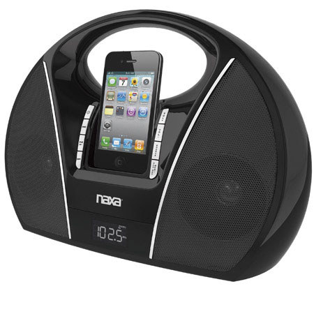 Naxa NI-3108 PLL Digital FM Stereo Radio with Dock for iPod & iPhone