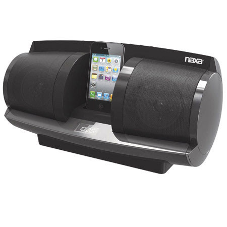 Naxa NI-3109 PLL Digital FM Stereo Radio with Dock for iPod & iPhone, 30-Pin