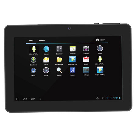 Naxa NID-7006A Core 7" Tablet, 512MB RAM, 4GB Built-in Flash Memory