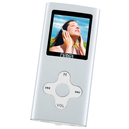 Naxa NMV-149 Media Player with 1.5" LCD Screen, Speaker & PLL Digital FM Radio