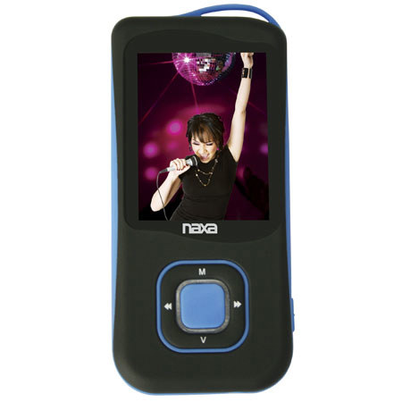 Naxa NMV-168 Media Player with 1.8" LCD Screen, Speaker & PLL Digital FM Radio