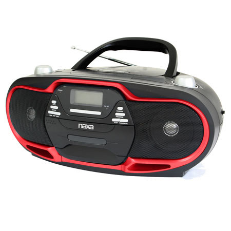 Naxa Portable MP3/CD Player with AM/FM Stereo Radio & USB Input, Blue