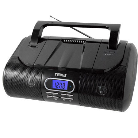 Naxa NPB-260 Bluetooth MP3/CD Player with AM/FM Stereo Radio and USB Input