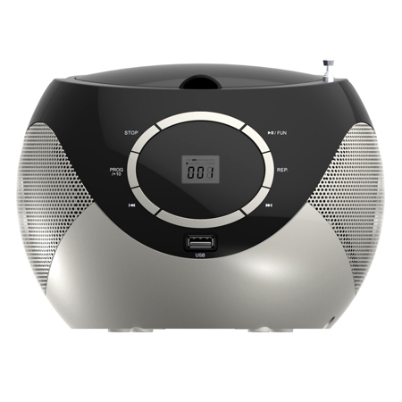 Naxa NPB-263 MP3/CD Mini Boombox and USB Player