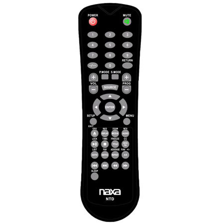 Naxa NTD-1554 16" Widescreen HD LED TV, 1366x768 Resolution, with DVD Player