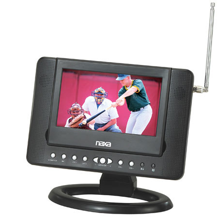 Naxa 7" Widescreen Digital LCD Television with DVD Player and USB/SD/MMC Inputs