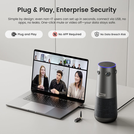 Nearity 360 Alien 4K UHD AIO 360 Degree Video Conference Camera AW-C60
