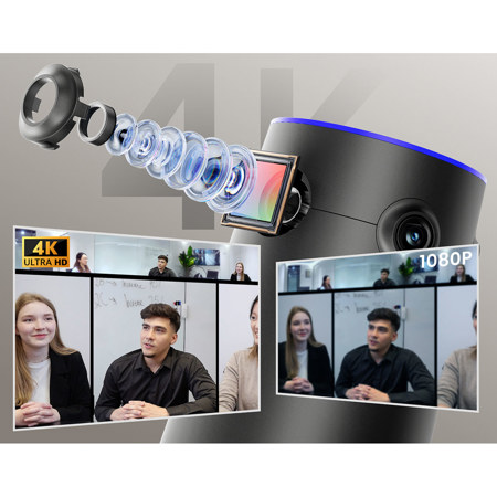 Nearity 360 Alien 4K UHD AIO 360 Degree Video Conference Camera AW-C60