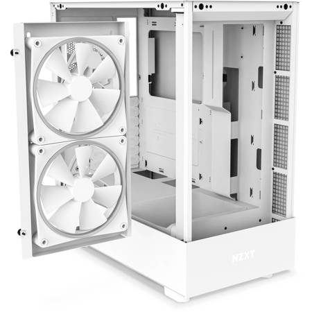 NZXT H510 ELITE ホワイト NZXT H510 Elite Mid-Tower Case (Matte White) Mini ITX WITH