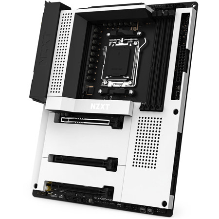NZXT N7 B650E Wi-Fi DDR5 SATA 6Gbps ATX Gaming Motherboard, White