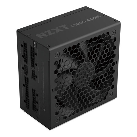 NZXT C1000 Gold Core 1000W 80+ Gold Certified Fully Modular ATX 3.1 Power Supply Unit, Black