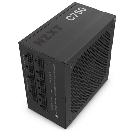 NZXT C750 Gold 750W 80+ Gold Certified Fully Modular ATX PSU, Black