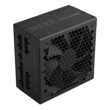 NZXT C750 Gold Core 750W 80+ Gold Certified Fully Modular ATX 3.1 Power Supply Unit, Black