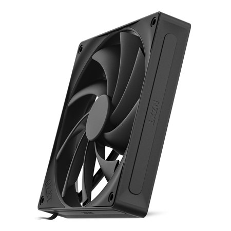 NZXT F140Q 140mm Quiet Airflow PWM Case Fan, Black