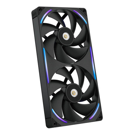 NZXT F Series Performance RGB Fan Black 280mm (2x 140mm Fans)