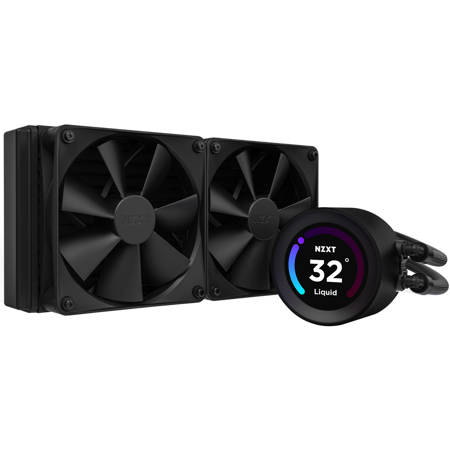 NZXT Kraken Elite All-In-One Liquid CPU Cooler with LCD Display, Matte Black