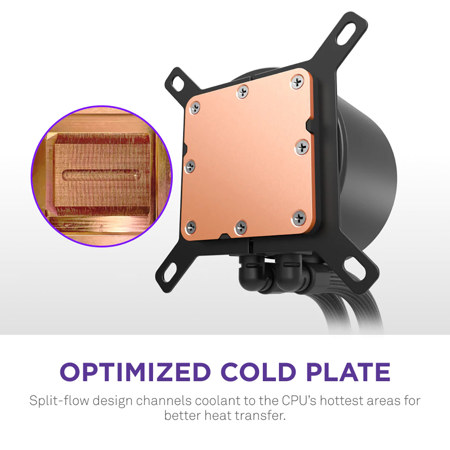 NZXT Kraken Plus 360mm All-in-One Liquid CPU Cooler with LCD